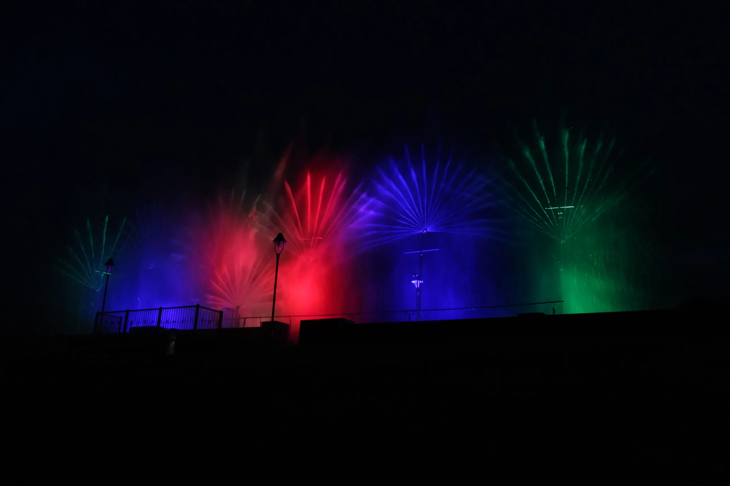 Flames of Water Feuershow in Fedderwardersiel
